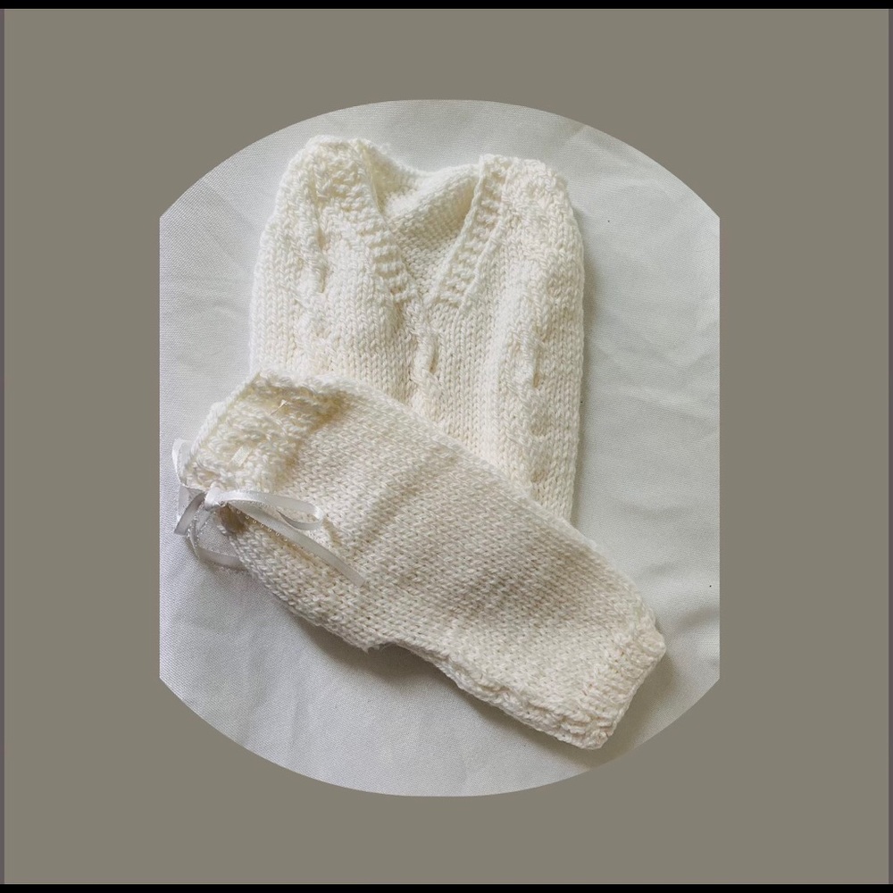 Baby white set